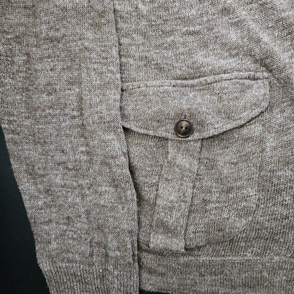 NWOT - Polo by Ralph Lauren - Linen Blend Tan Oversize Cardigan - Size XL - Picture 4 of 7